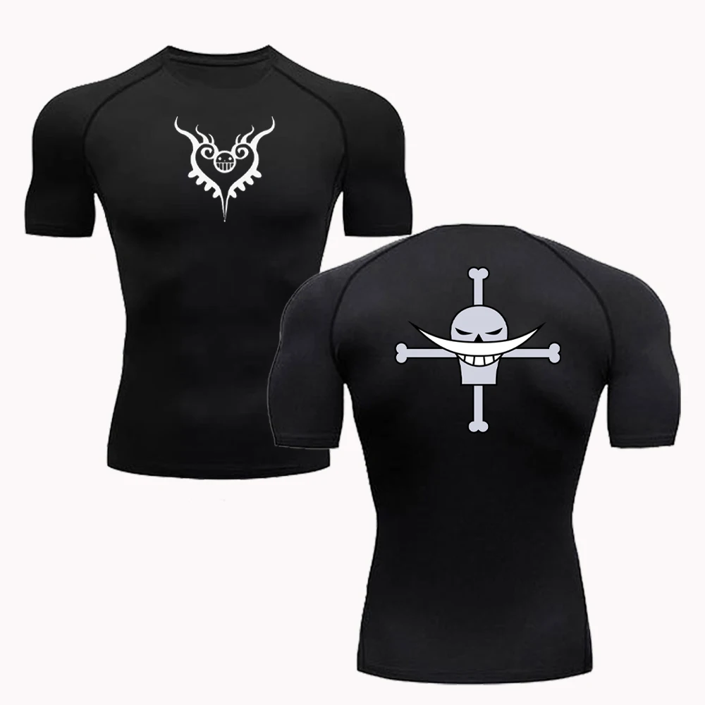 T Shirt Tight Fit - Letnia męska odzież chroniąca przed słońcem,