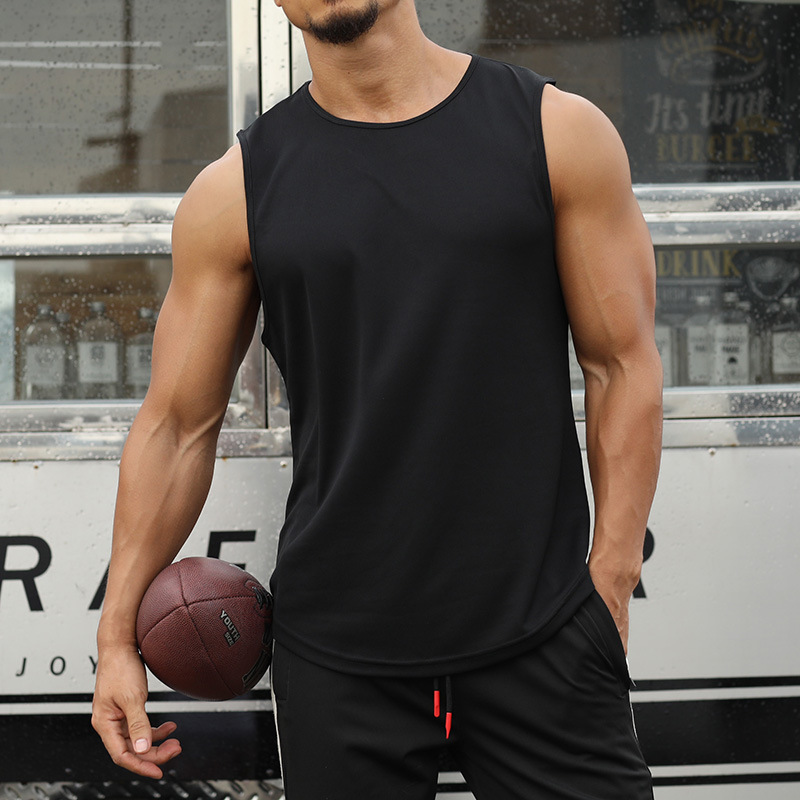 Sleeveless Undershirt - Męska koszulka bez rękawów na siłownię