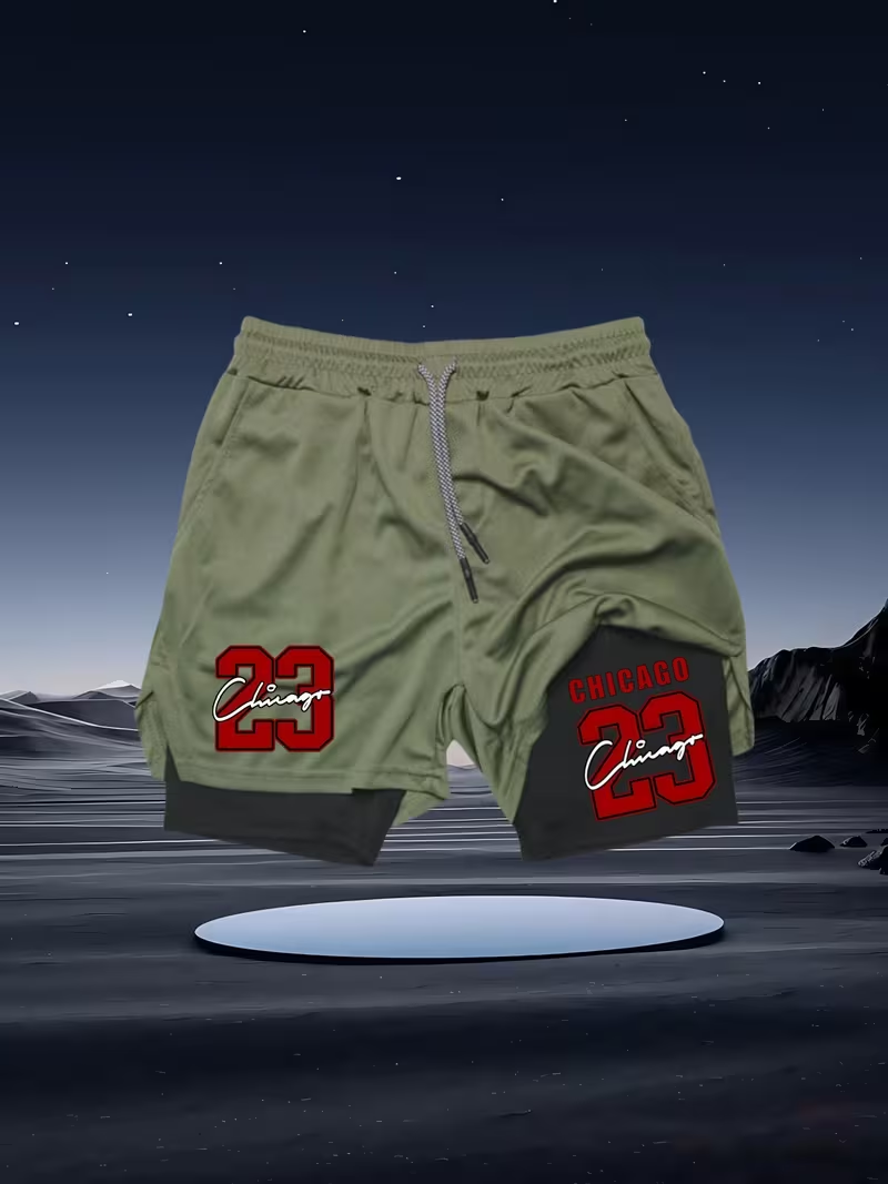 Męskie spodenki sportowe 2w1 s – Compression Shorts Athletes recenzja i cena