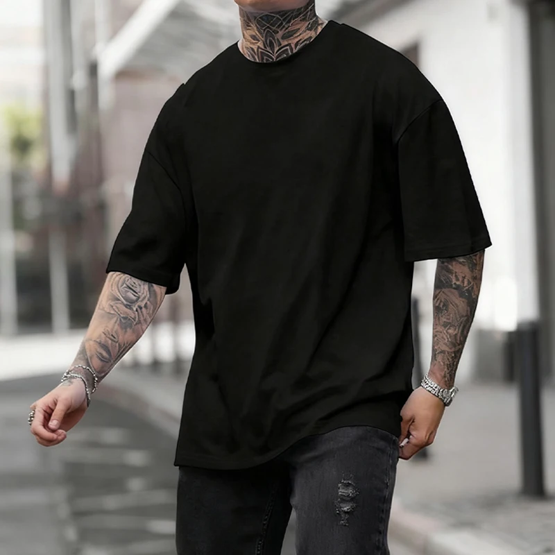 Czarna koszulka z krótkim ręka – Undershirt Crew Neck recenzja i cena