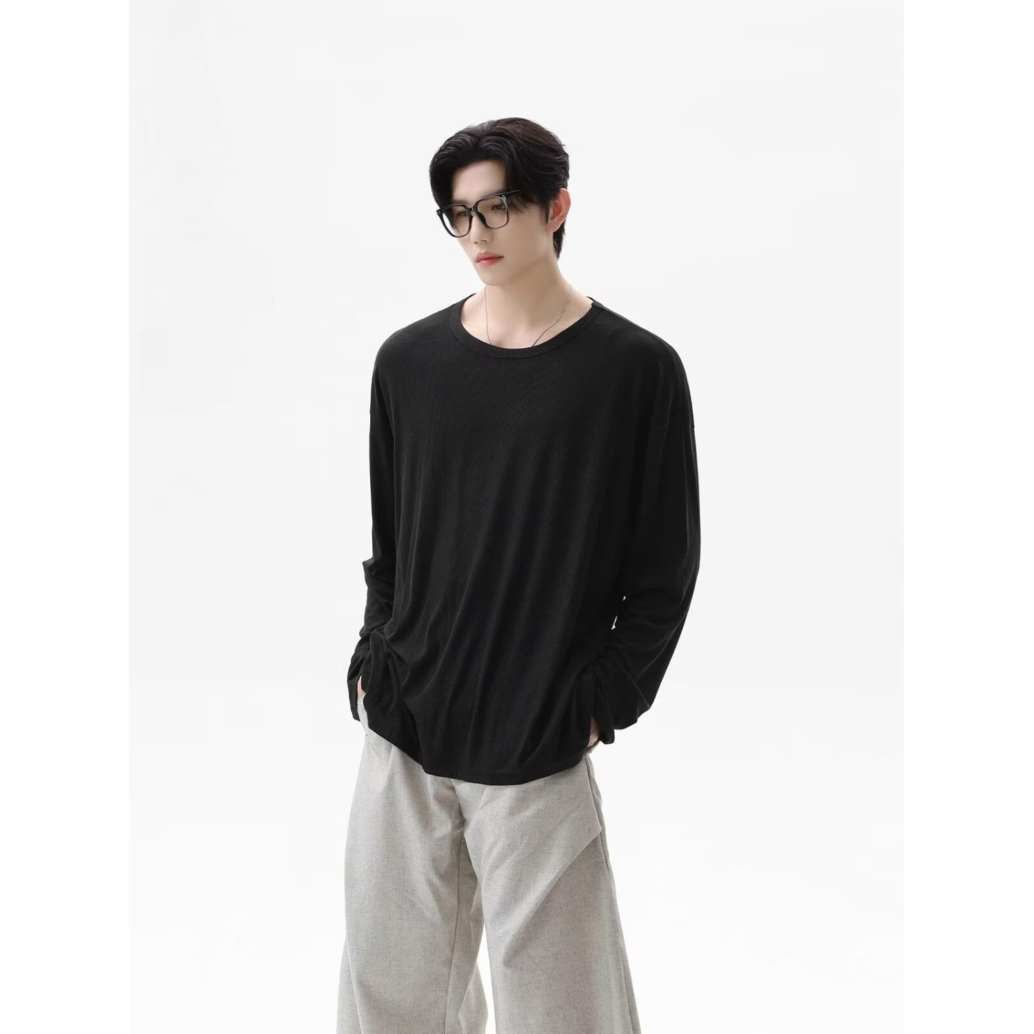 Koszulka z długim rękawem o no – Undershirt Crew Neck recenzja i cena