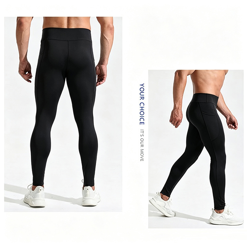 3 szt. Męskie spodnie kompresy – Compression Long Pant recenzja i cena